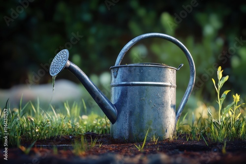 Versatile Garden Watering Can with Detachable Nozzle Ideal for All Your Gardening Needs photo