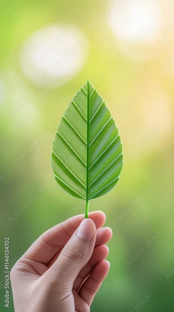 3D render of a hand holding biodegradable bioplastic made from plants 3D render of a hand holding biodegradable bioplastic made from plants