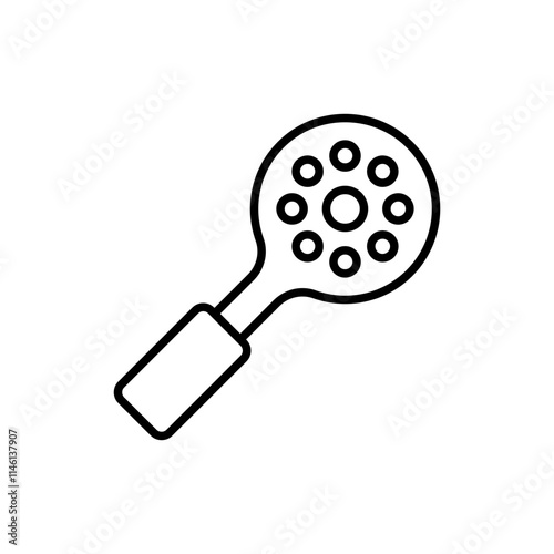 Skimmer outline icons, minimalist vector illustration ,simple transparent graphic element .Isolated on white background