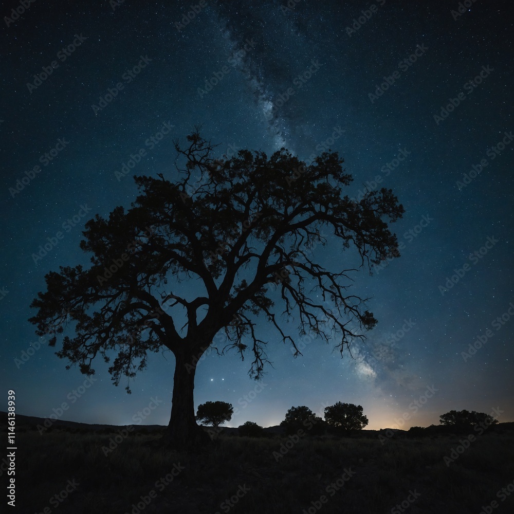 tree at night tree at night
