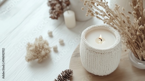 Create an image with white gry background the fllowing image expoxy,candle,crochet,potter and other handmade products for market purpose.