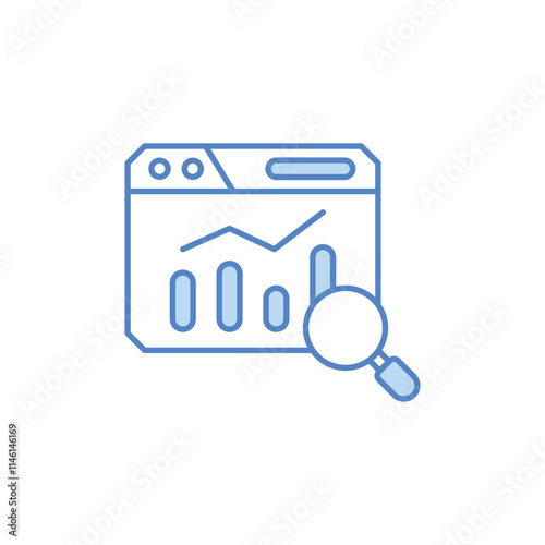 Website Traffic vector icon