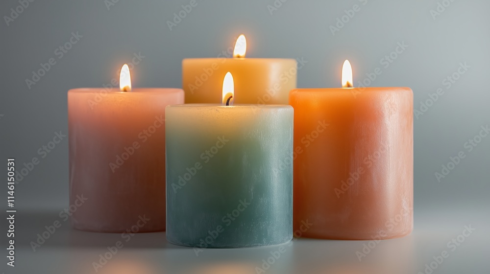 The following images with white gray background create images of handmade products for expoxy, candles, crocheters, potters and other market purposes. All candles are lit The following images with white gray background create images of handmade products for expoxy, candles, crocheters, potters and other market purposes. All candles are lit