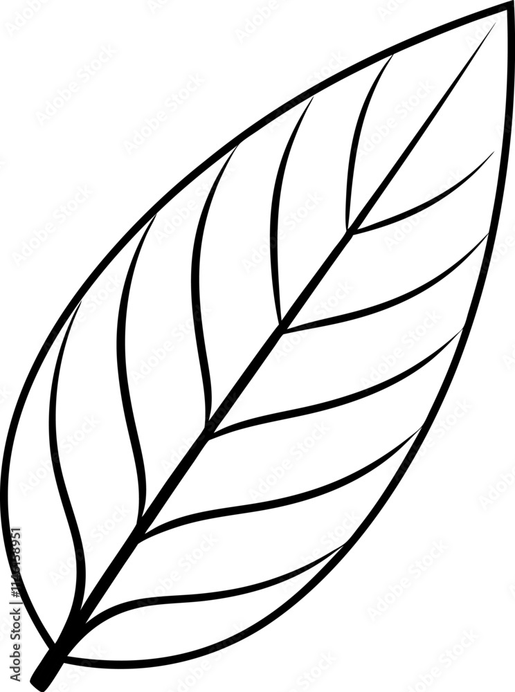 Tea leaves line art food illustration natural elegance Tea leaves line art food illustration natural elegance