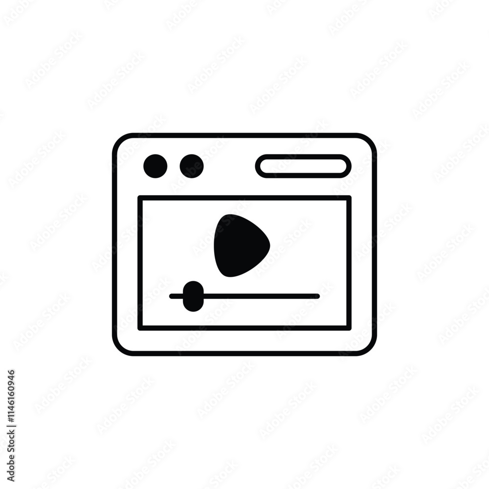 Video Marketing vector icon