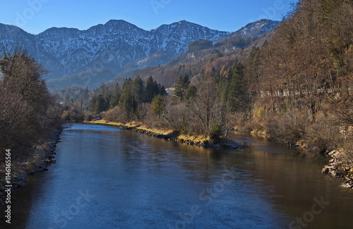 River Traun in Bad Goisern, Salzkammergut, Gmunden district, Upper Austria, Austria
 photo