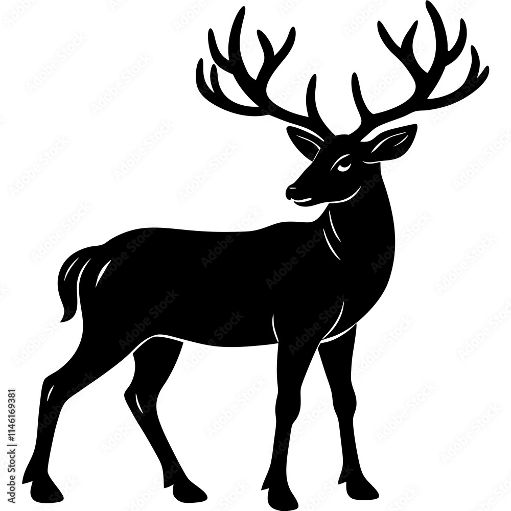 deer silhouette vector deer silhouette vector