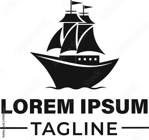 ship logo vector