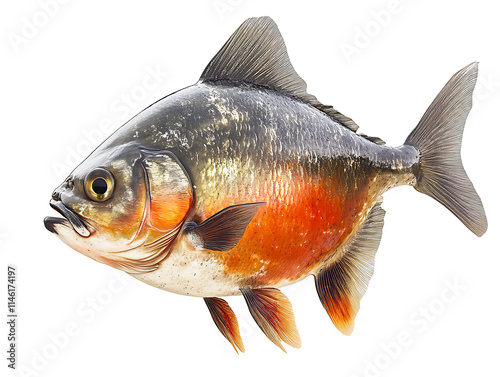 Ultra-High Definition Piranha Portrait, PNG Transparent photo