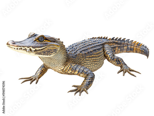 Feathered Crocodile in Ultra-High Definition, PNG Transparent photo