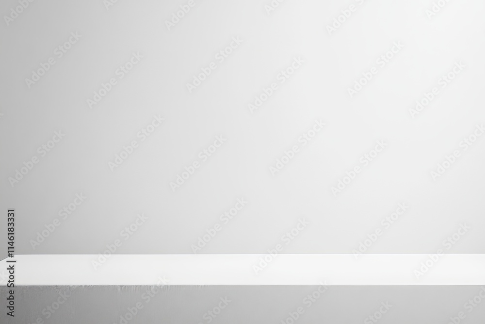 A sleek, minimalistic white platform against a soothing gray gradient wall, epitomizing modern simplicity and elegance in a calming atmosphere. A sleek, minimalistic white platform against a soothing gray gradient wall, epitomizing modern simplicity and elegance in a calming atmosphere.