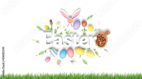 easter bunny. Generative AI Technologie