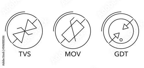 Surge protection in socket outlet extender - TVS, MOV and GDT