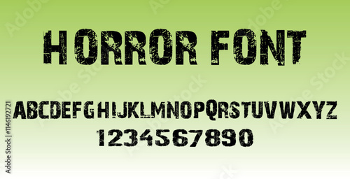 Horror dark lettering tattoo vector type font. grunge style Y2k type font with gothic pank rock and blood style signs and symbols. scary tattoo font vector icon