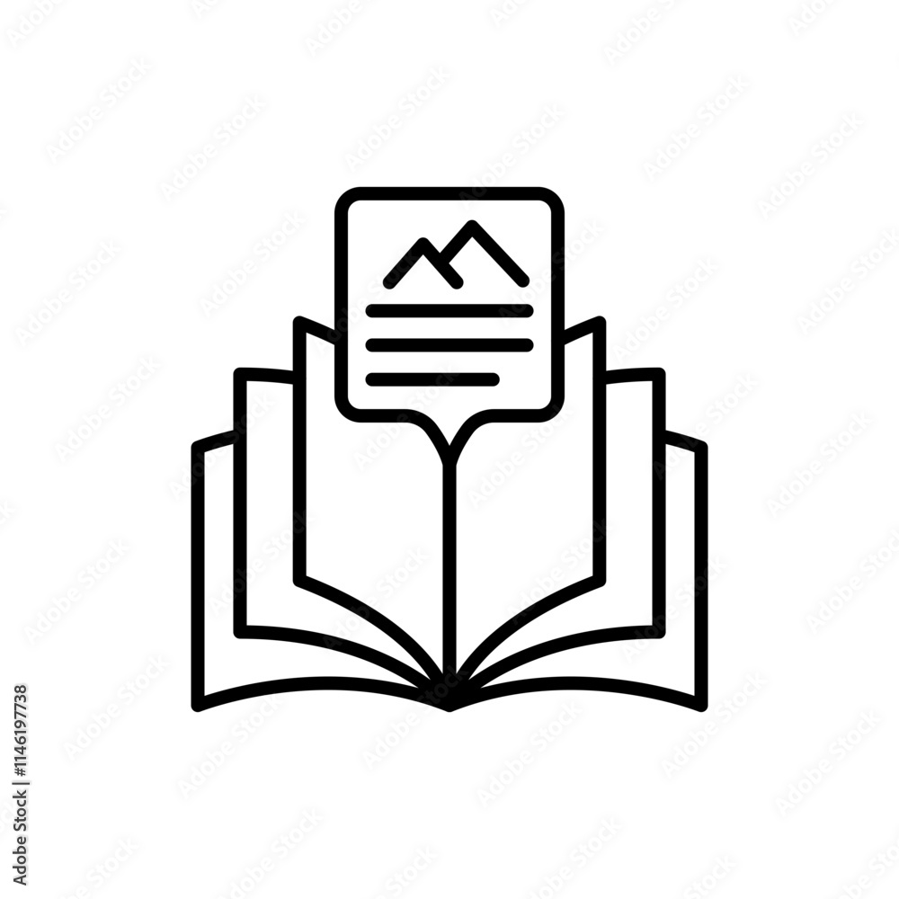 Visual novel outline icons, minimalist vector illustration ,simple transparent graphic element .Isolated on white background Visual novel outline icons, minimalist vector illustration ,simple transparent graphic element .Isolated on white background