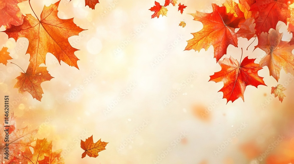 Vibrant fall background featuring autumn maple leaves in rich red, orange, and yellow hues – seasonal nature scene perfect for wallpapers, graphic design, digital projects, and decorative use Vibrant fall background featuring autumn maple leaves in rich red, orange, and yellow hues – seasonal nature scene perfect for wallpapers, graphic design, digital projects, and decorative use