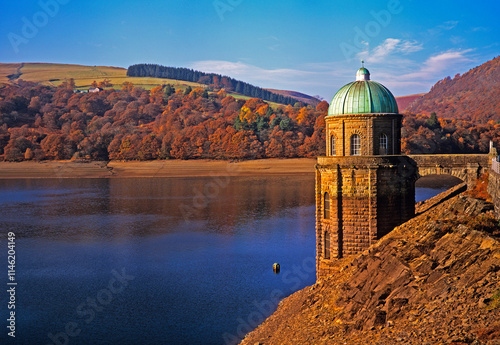 The Garreg Ddu reservoir in the Eden Valley Mid Wales