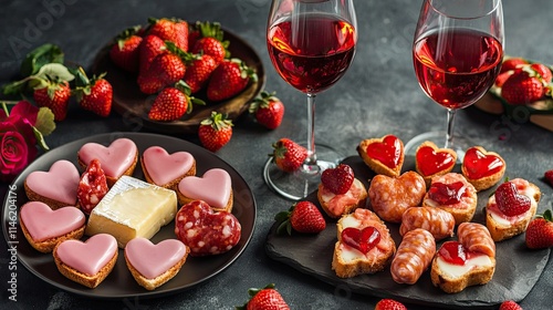 Valentine's Day Heart Snacks.