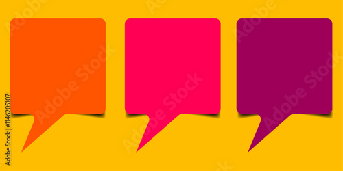 Message box dialog box vector Quotes frames. Quote remark, mention quotations frame and callout text template. Talk remark quotation frames, citation memo or dialog box bubble. Isolated vector symbol