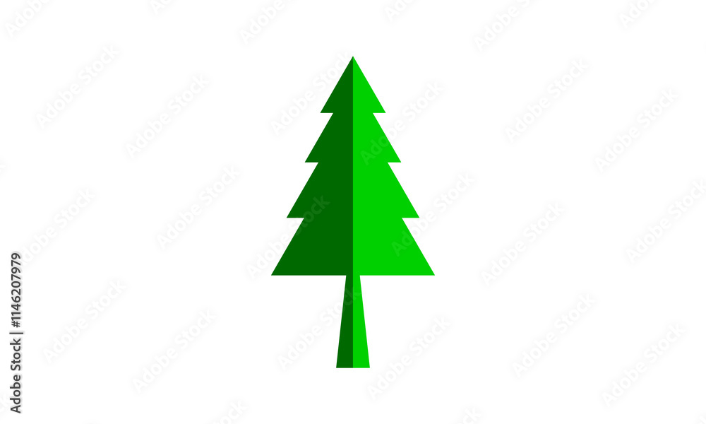 Obraz premium Green Pine Christmas
