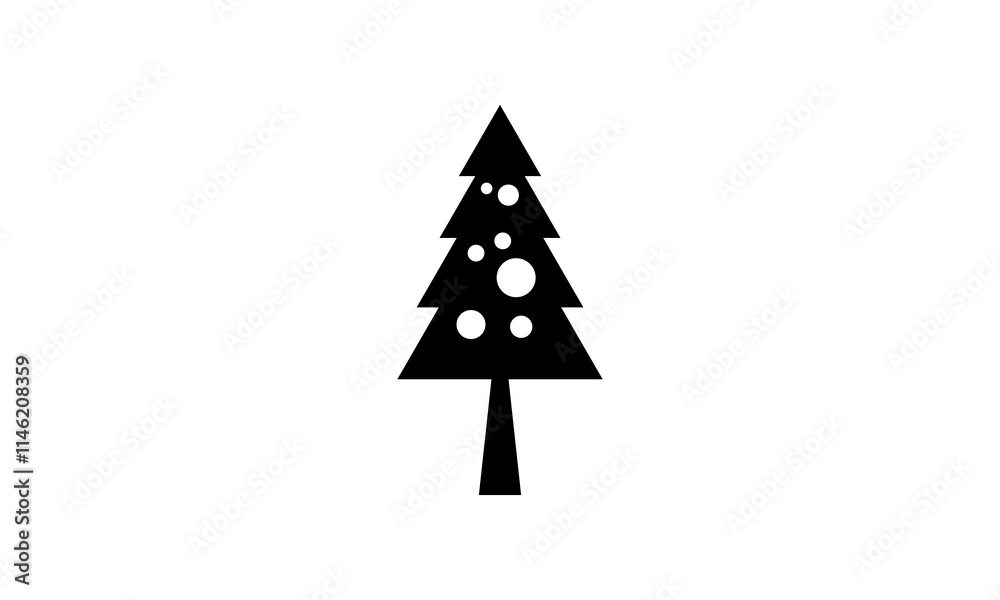 Obraz premium Tree Christmas Logo