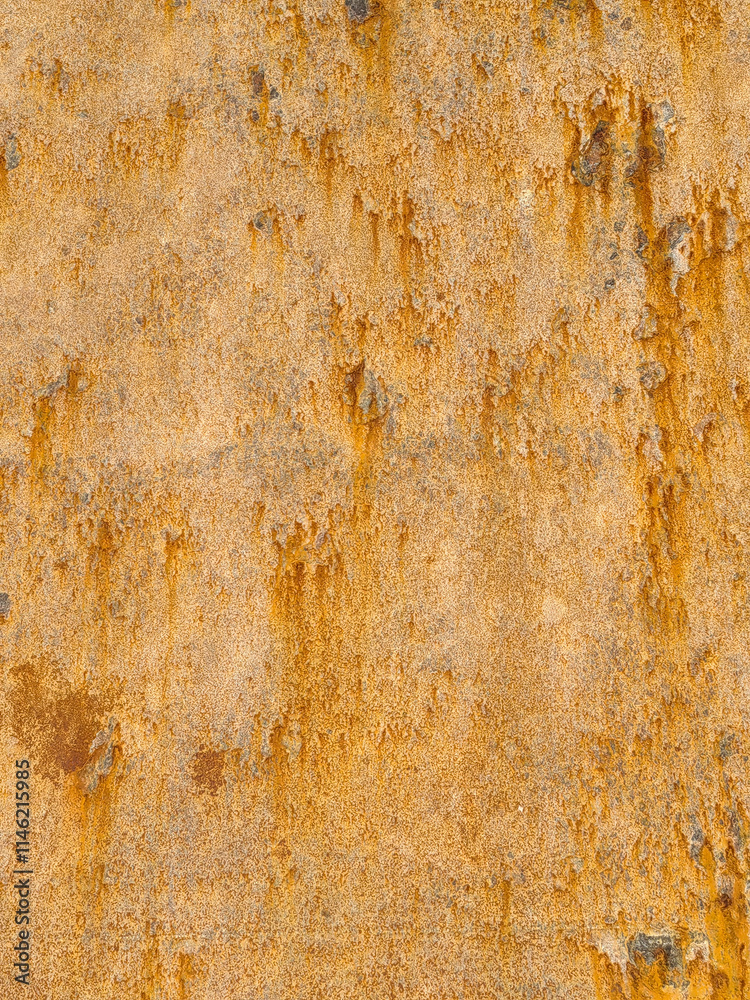 Fototapeta premium Rusty metallic stainless steel background wallpaper ship oxide
