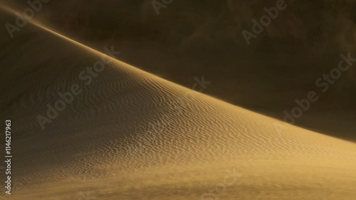 Wallpaper Mural Exploring the beauty of golden sand dunes and shifting patterns at sunset. Sandstorm in the deset. Rub' al Khali, aka Empty Quarter desert, Arabian Peninsula  Torontodigital.ca