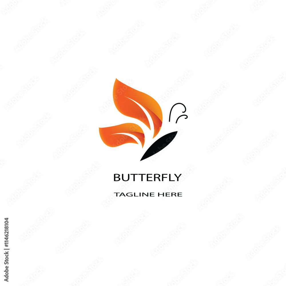 abstract logo design butterfly template abstract logo design butterfly template