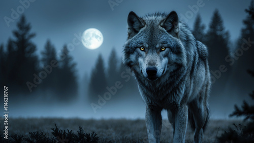 Explore stunning wolf images and art: from majestic howling wolves to lone wolf portraits. Perfect for nature lovers, presentations, and creative designs. photo