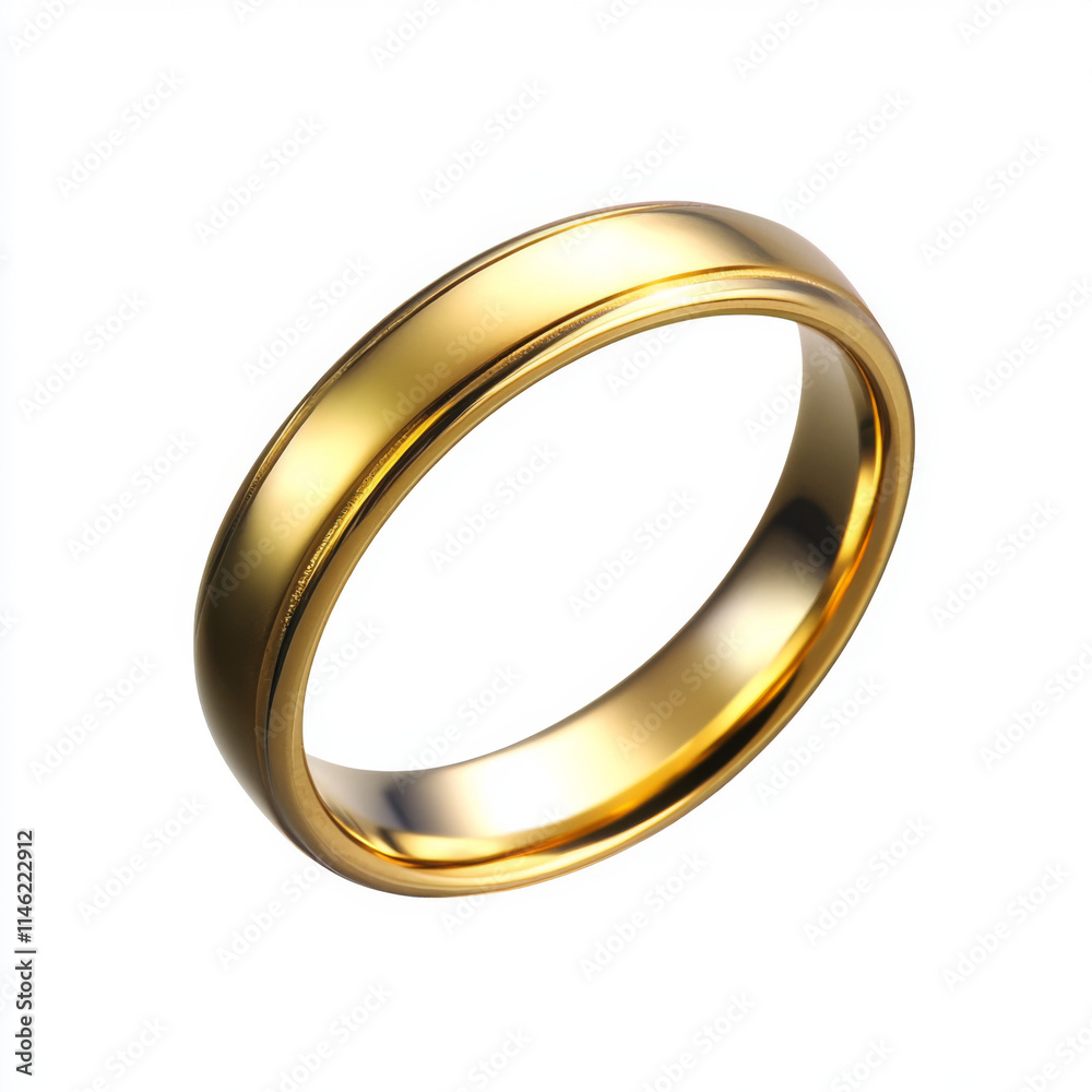 golden wedding ring, isolated on a white background golden wedding ring, isolated on a white background