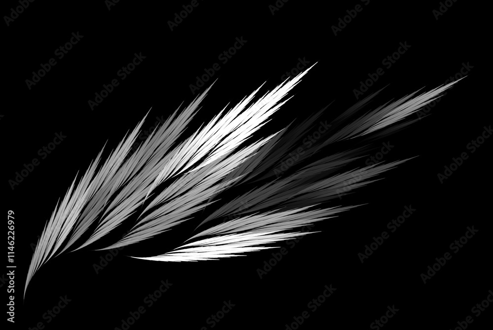 Obraz premium Computer generated fractal pattern and shape