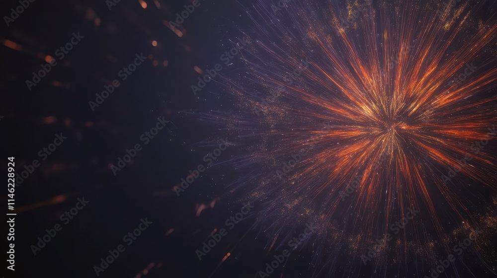 Abstract firework background with free space for text Abstract firework background with free space for text