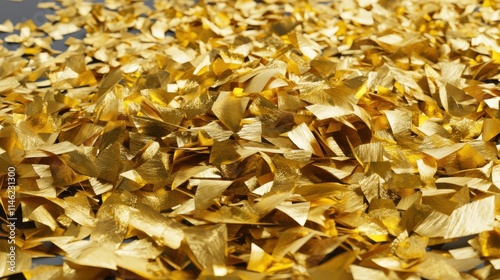 golden confetti