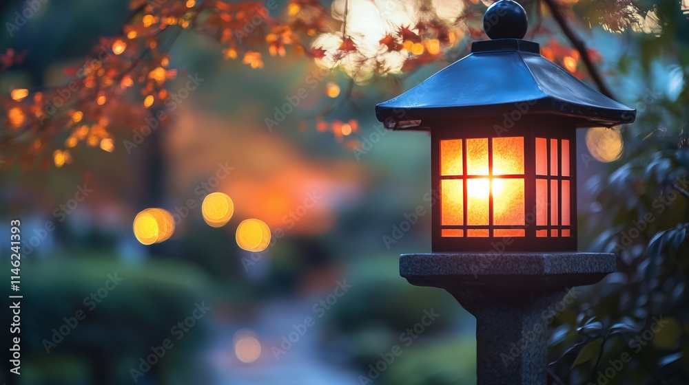 lantern in the evening lantern in the evening