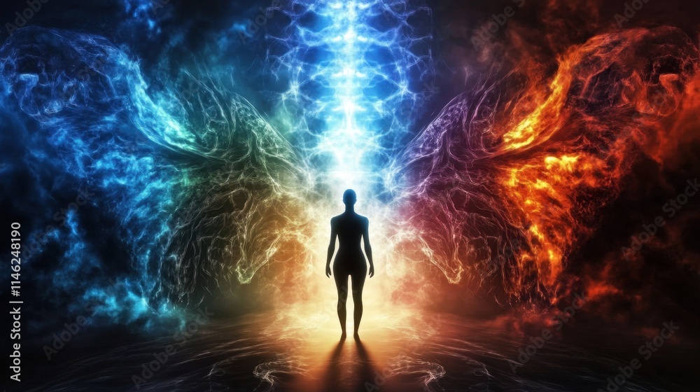 A manifestation of spirituality through generative AI artistry.