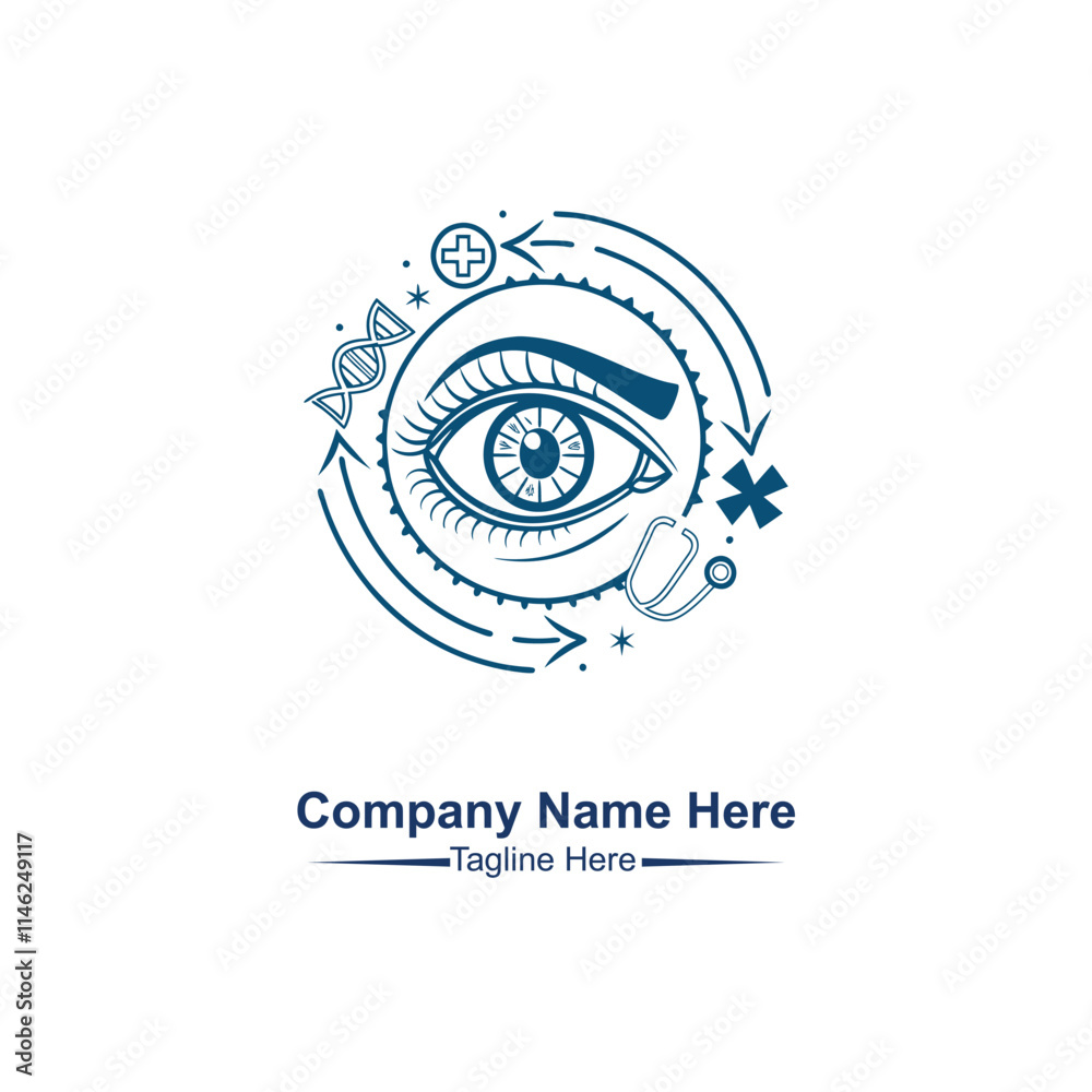 Obraz premium Eye Hospital logo