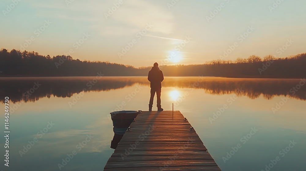 hobbies and leisure motion photography, Sunrise Serenity on the Dock hobbies and leisure motion photography, Sunrise Serenity on the Dock