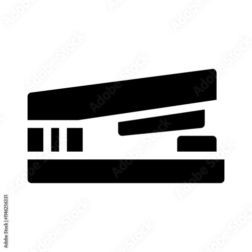 office stapler glyph icon