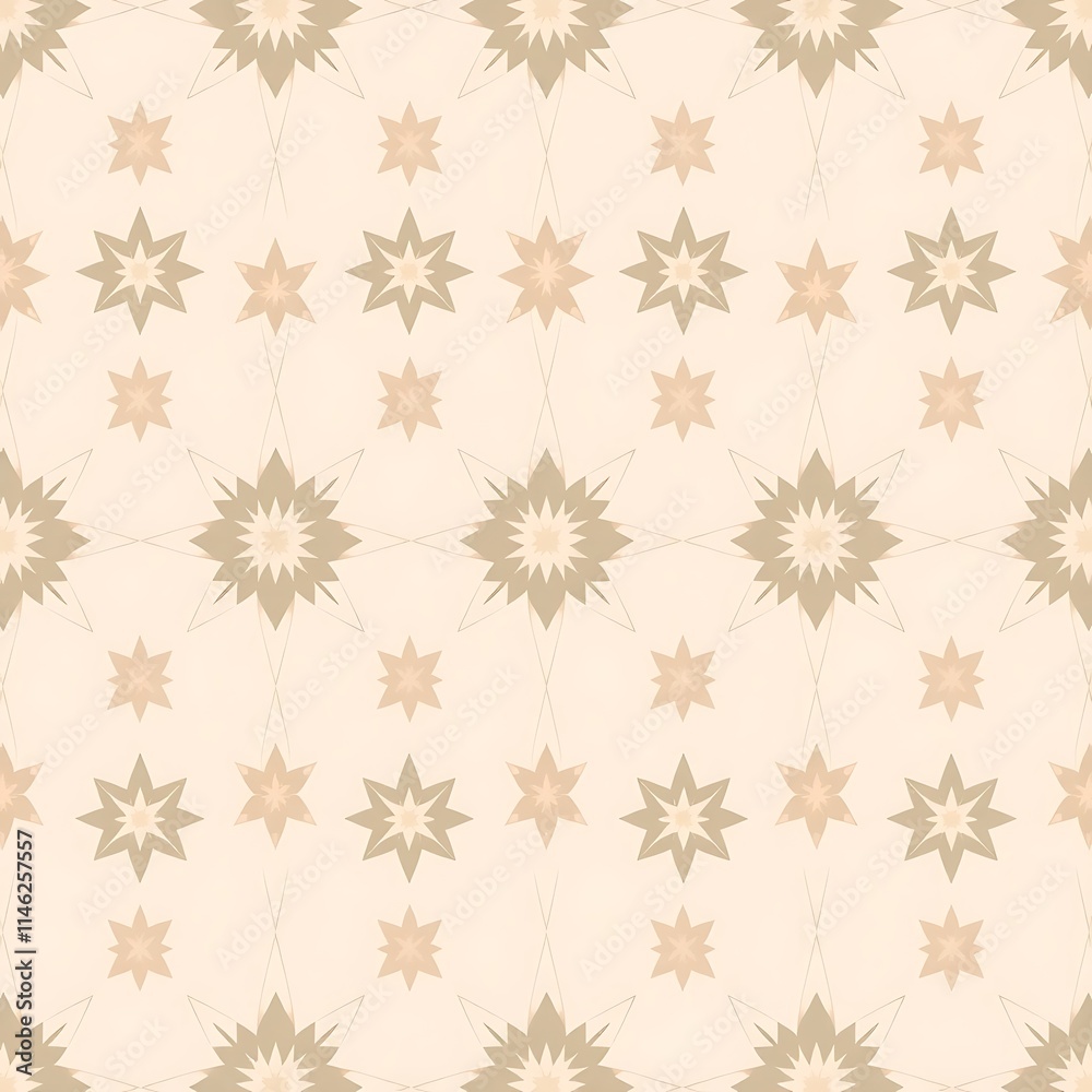 Creamy Starburst Pattern Creamy Starburst Pattern