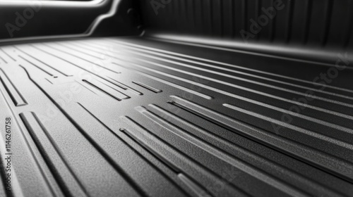 Empty textured truck bed liner.