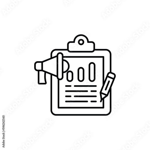 Content Marketing vector icon