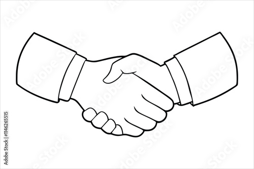 handshake between two businessmen
