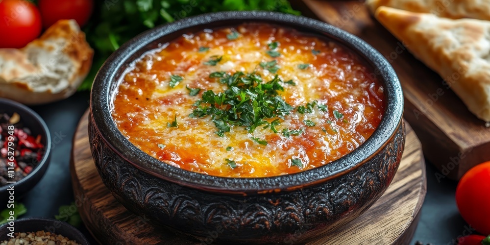 Traditional and delicious Turkish food features ring soup, also known as Yuksuk corbasi. This delightful dish showcases the rich flavors of Turkish food and is a must try for enthusiasts of Traditional and delicious Turkish food features ring soup, also known as Yuksuk corbasi. This delightful dish showcases the rich flavors of Turkish food and is a must try for enthusiasts of