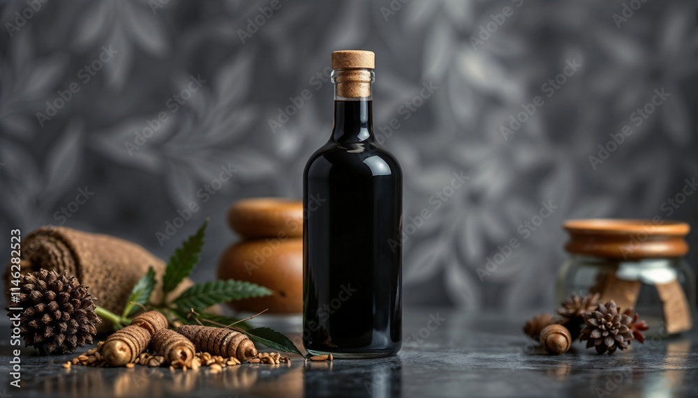 black bottle