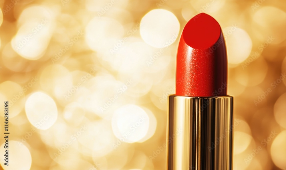 A red lipstick is shown in the image A red lipstick is shown in the image