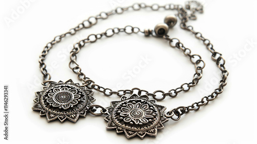 Wallpaper Mural Anklets with Detailed Mandala Patterns on white background.PNG Torontodigital.ca