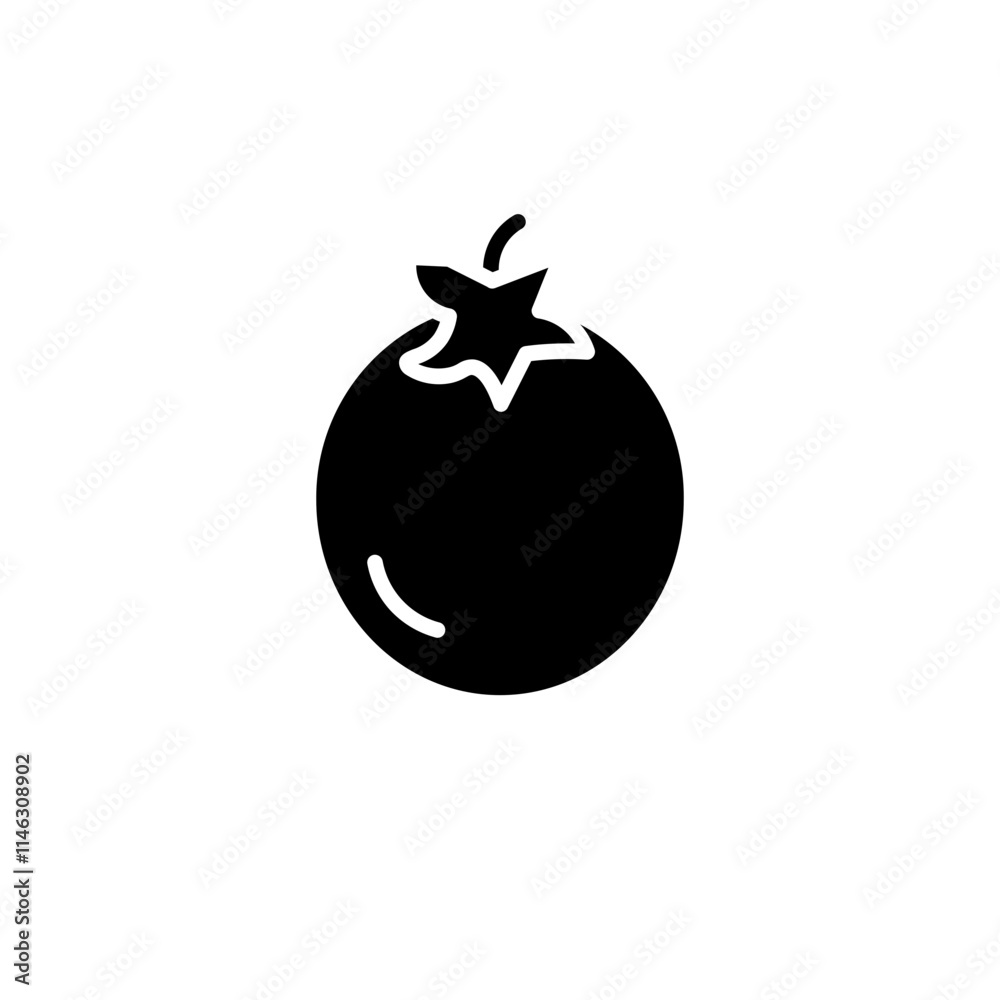 tomato glyph icon tomato glyph icon