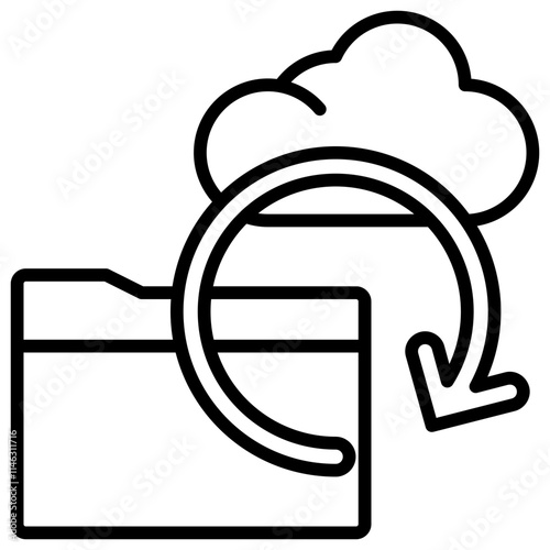 Backup Outline Icon