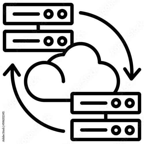 Migration Outline Icon