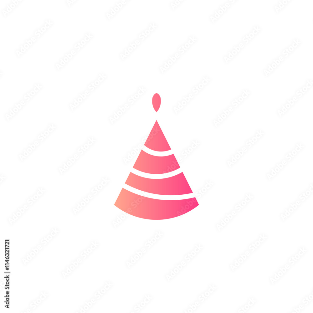 christmas tree gradient icon christmas tree gradient icon